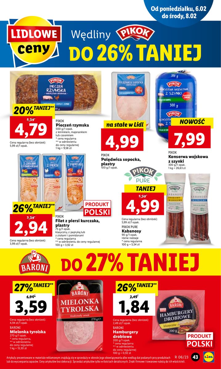 Gazetka OFERTA WAŻNA OD 6.02 DO 8.02