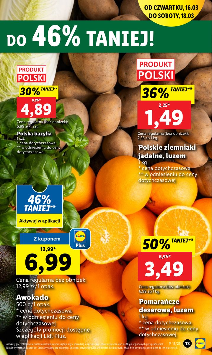 Gazetka OFERTA WAŻNA OD 16.03 DO 18.03