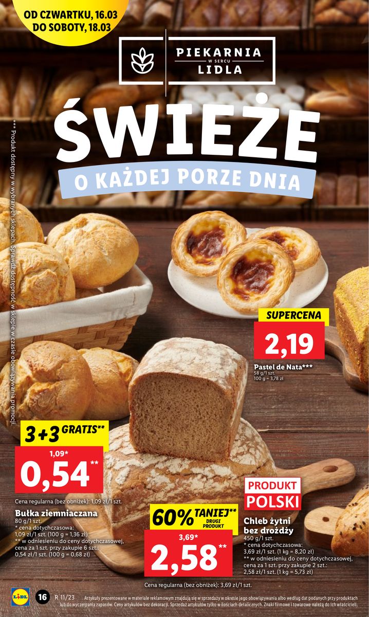 Gazetka OFERTA WAŻNA OD 16.03 DO 18.03