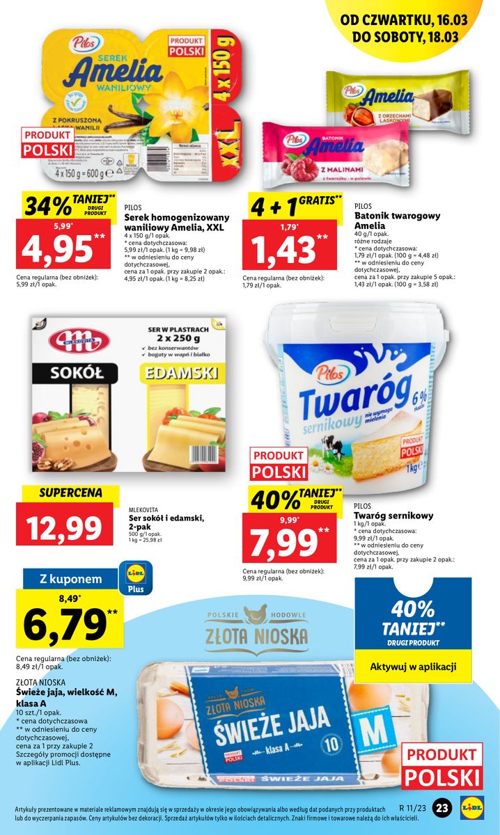 Gazetka OFERTA WAŻNA OD 16.03 DO 18.03