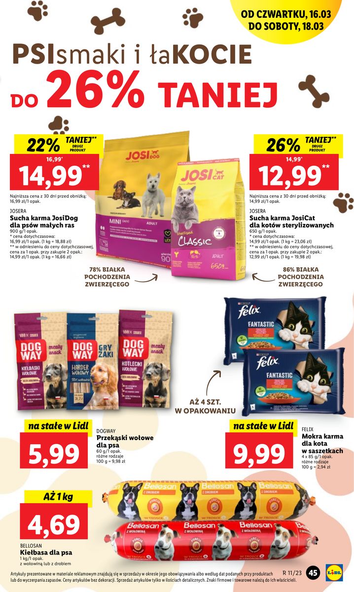 Gazetka OFERTA WAŻNA OD 16.03 DO 18.03