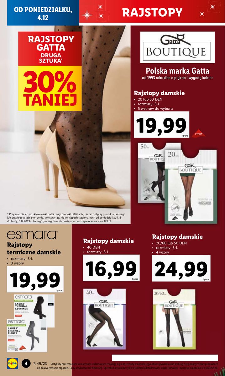 Gazetka OFERTA WAŻNA OD 4.12