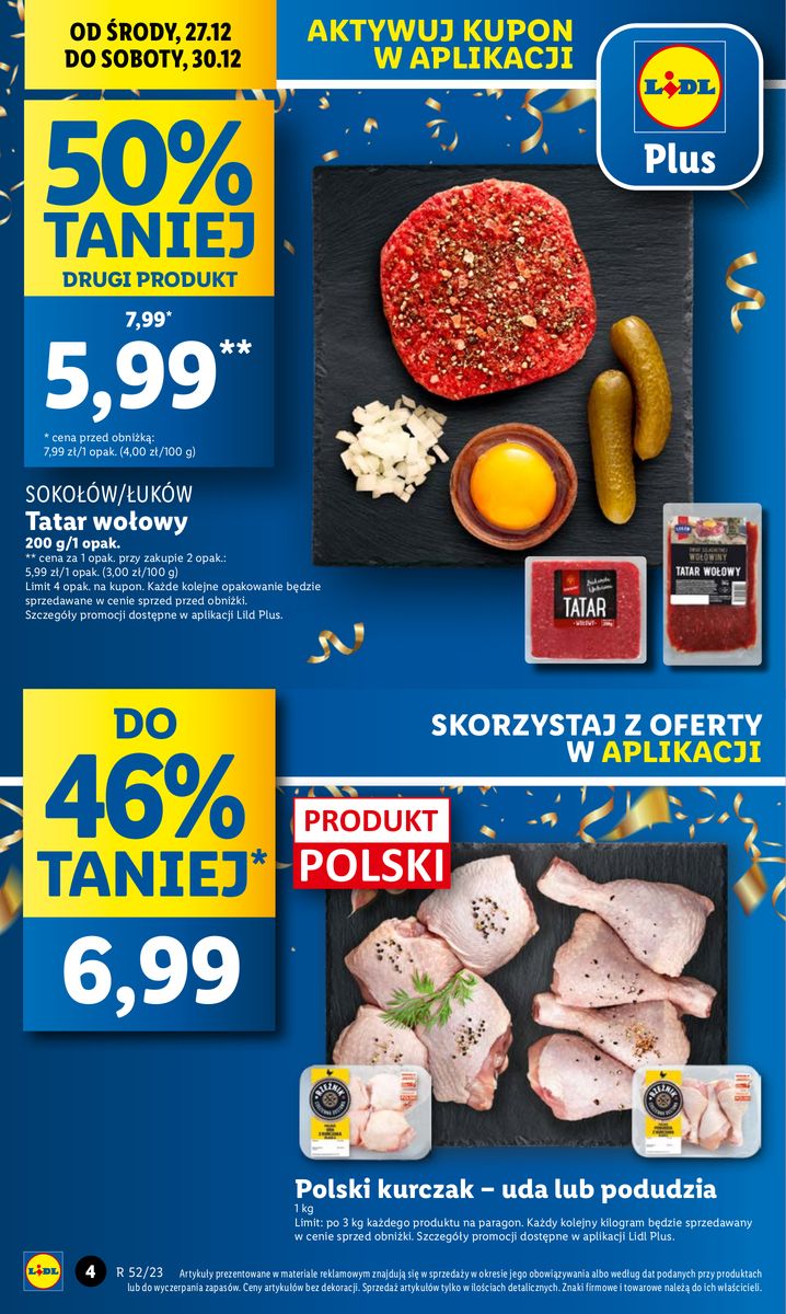 Gazetka OFERTA WAŻNA OD 27.12 DO 30.12