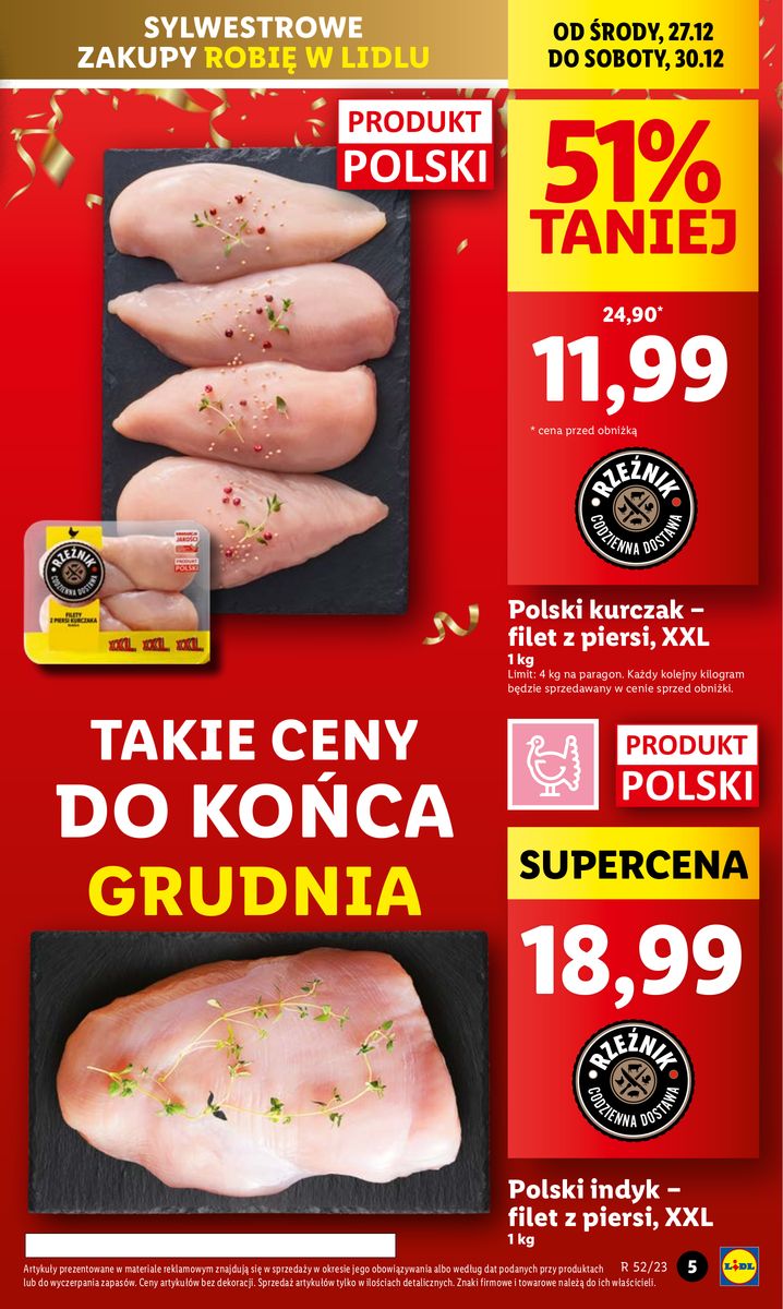 Gazetka OFERTA WAŻNA OD 27.12 DO 30.12