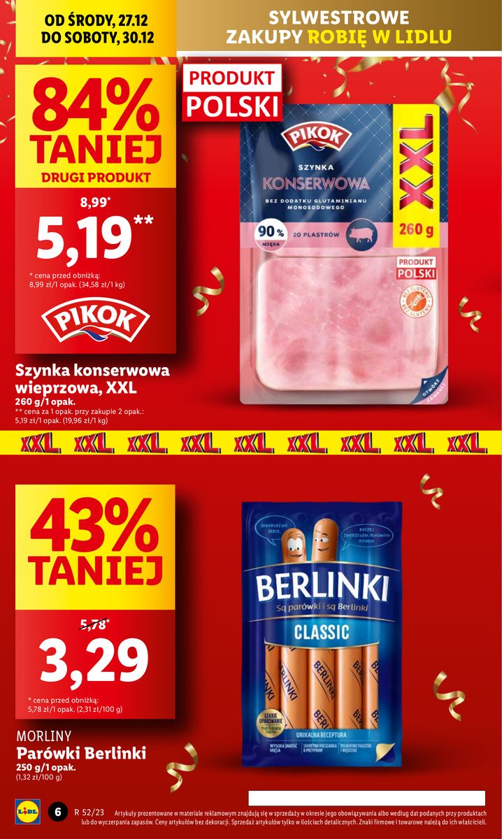 Gazetka OFERTA WAŻNA OD 27.12 DO 30.12