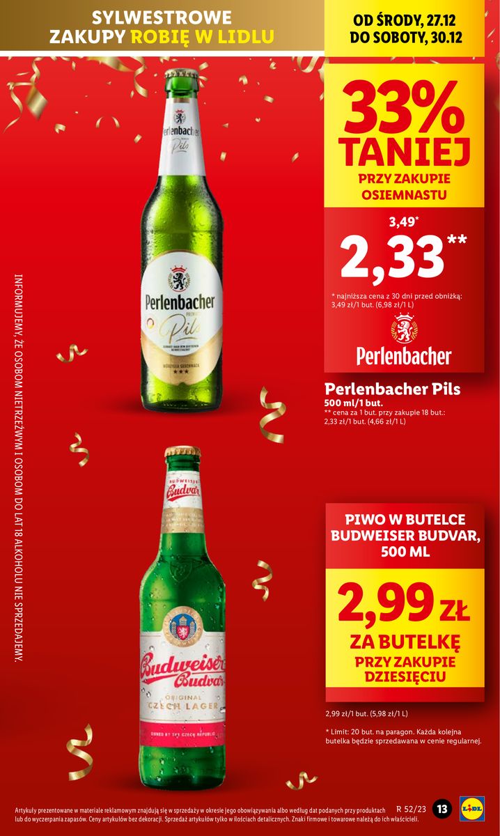 Gazetka OFERTA WAŻNA OD 27.12 DO 30.12