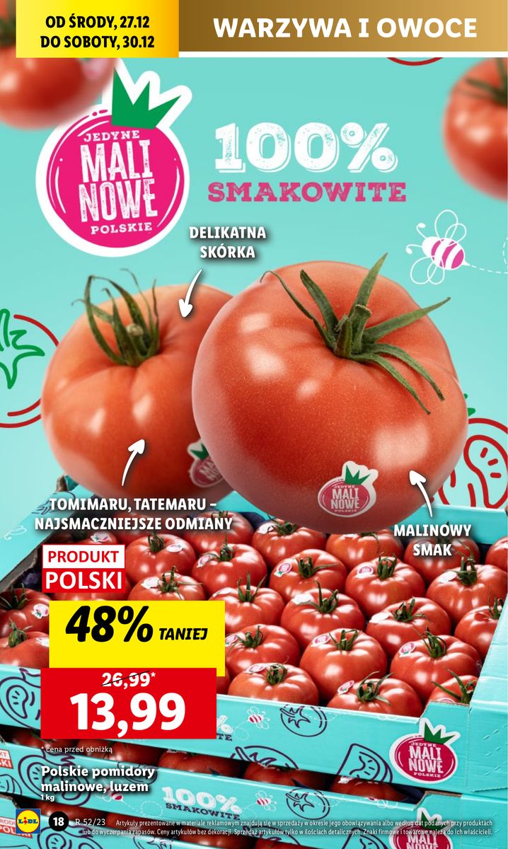 Gazetka OFERTA WAŻNA OD 27.12 DO 30.12