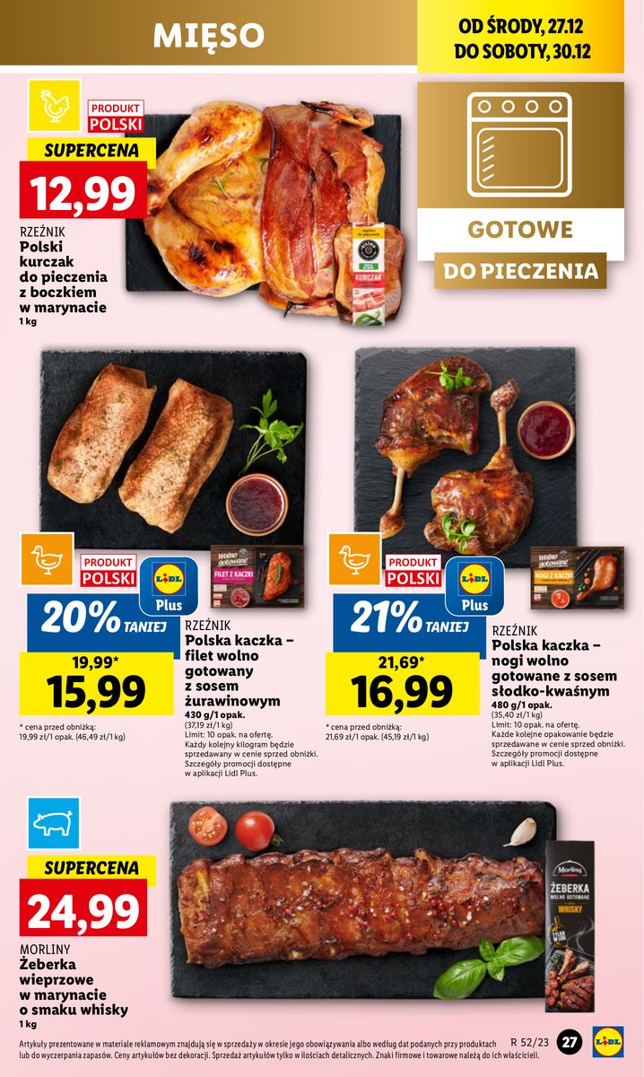 Gazetka OFERTA WAŻNA OD 27.12 DO 30.12