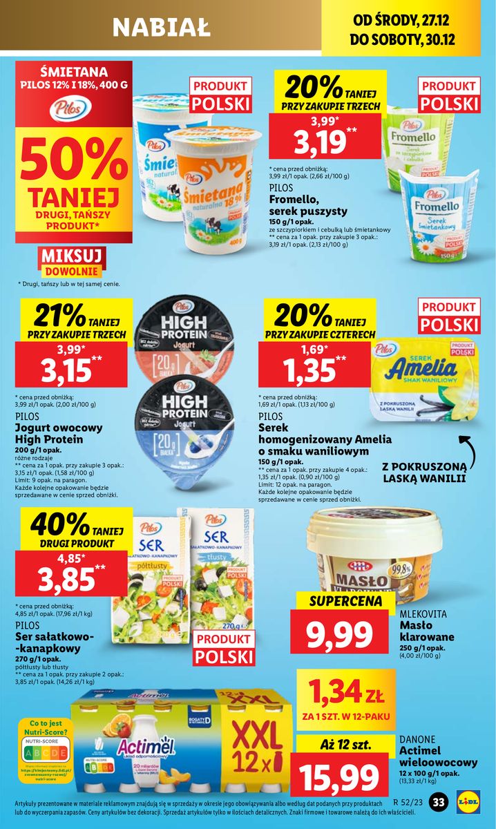 Gazetka OFERTA WAŻNA OD 27.12 DO 30.12