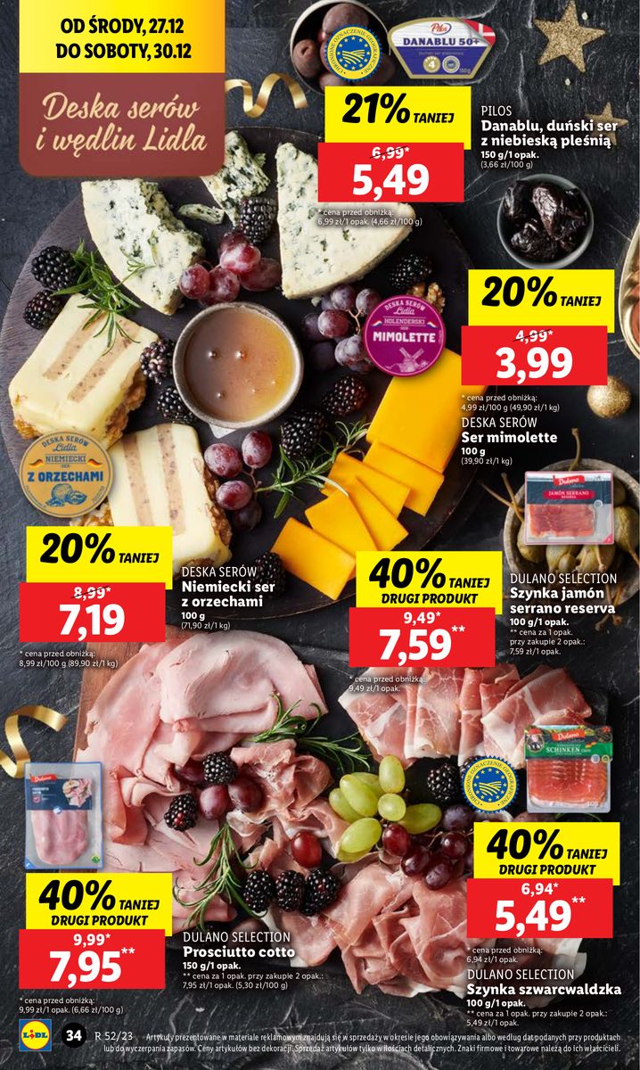 Gazetka OFERTA WAŻNA OD 27.12 DO 30.12