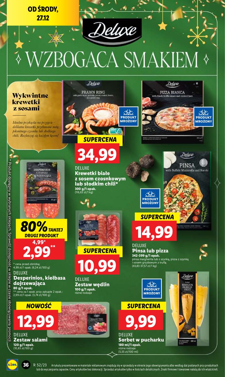 Gazetka OFERTA WAŻNA OD 27.12 DO 30.12