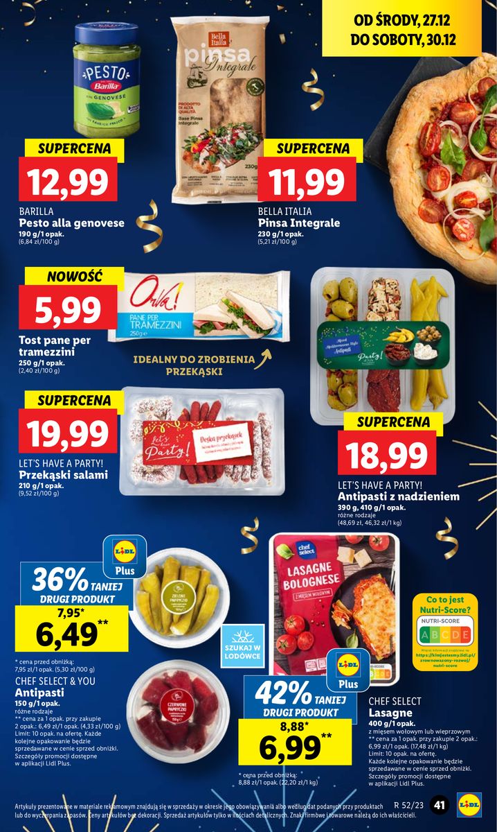 Gazetka OFERTA WAŻNA OD 27.12 DO 30.12