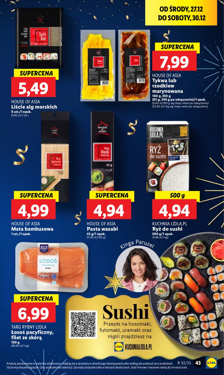 Gazetka OFERTA WAŻNA OD 27.12 DO 30.12