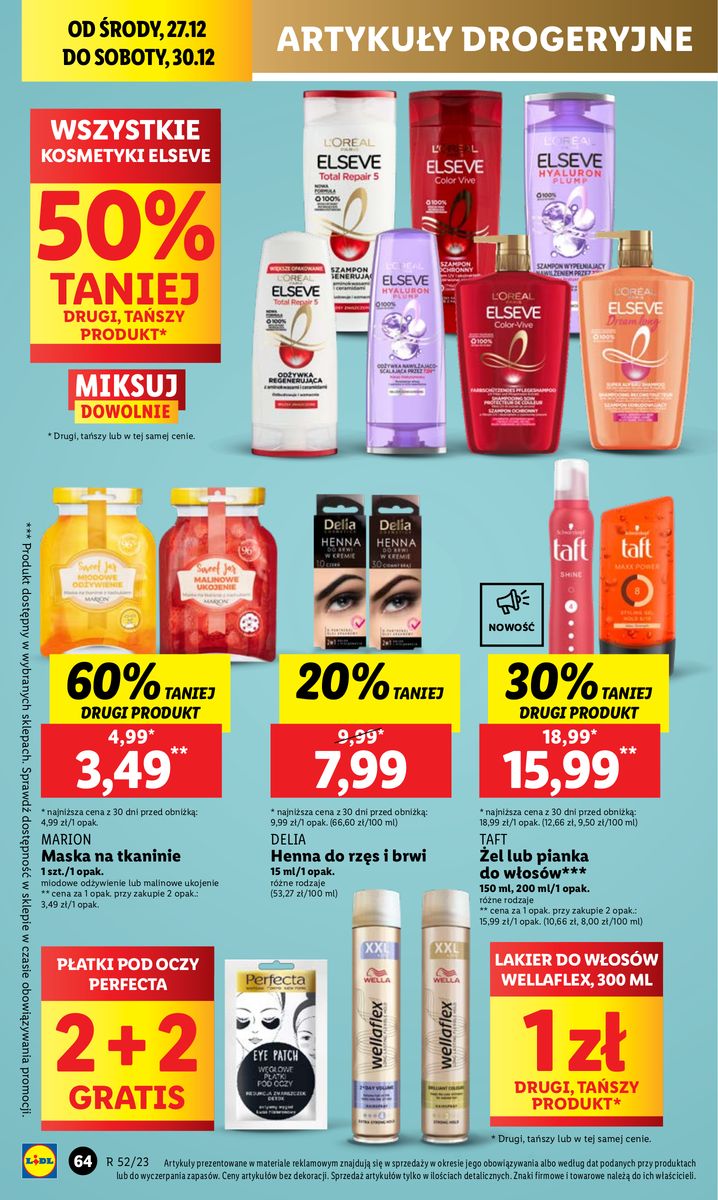 Gazetka OFERTA WAŻNA OD 27.12 DO 30.12