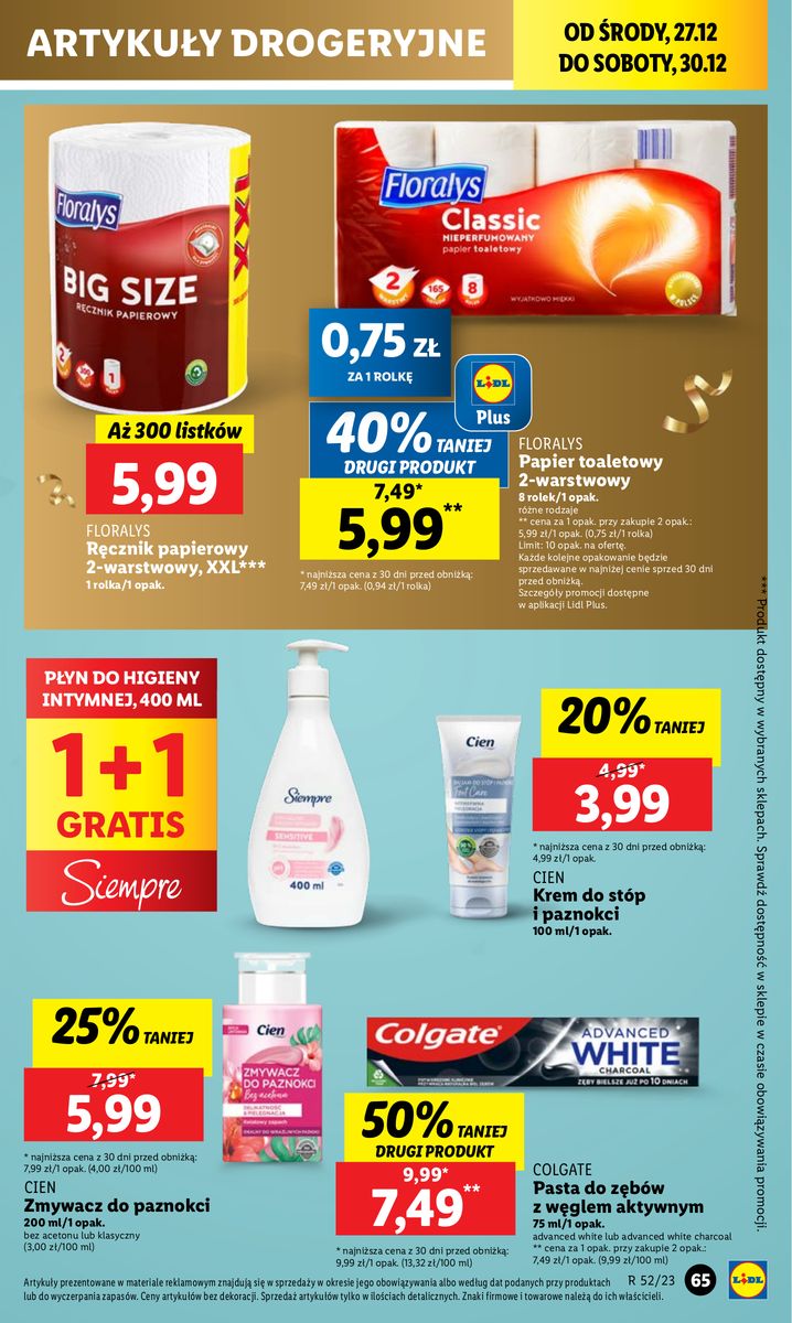 Gazetka OFERTA WAŻNA OD 27.12 DO 30.12