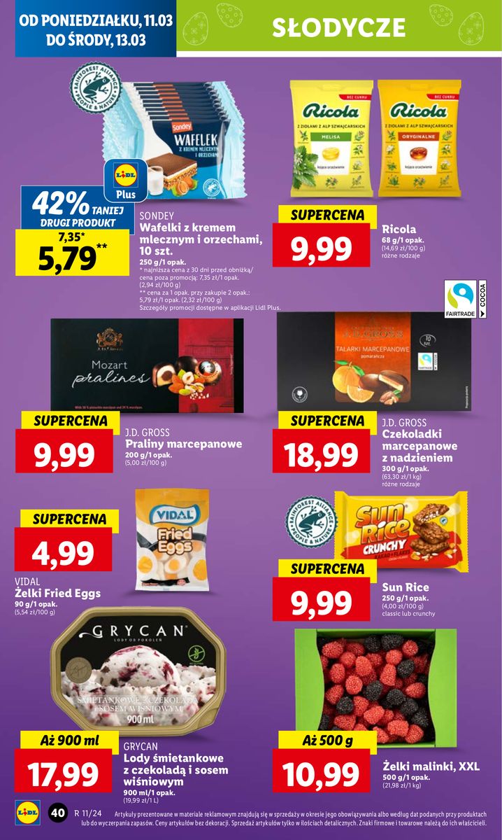 Gazetka OFERTA WAŻNA OD 11.03 DO 13.03