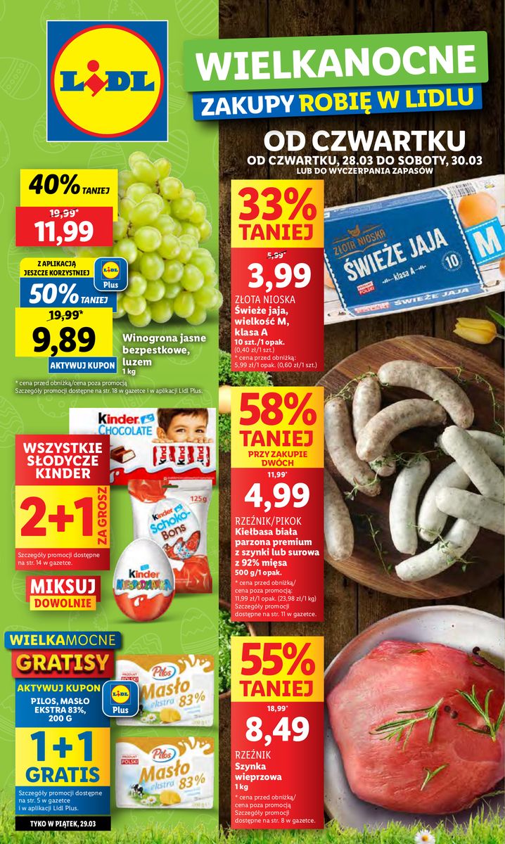 Gazetka OFERTA WAŻNA OD 28.03 DO 30.03