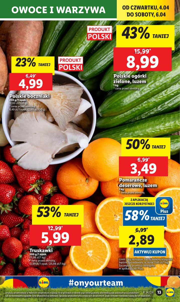 Gazetka OFERTA WAŻNA OD 4.04 DO 6.04