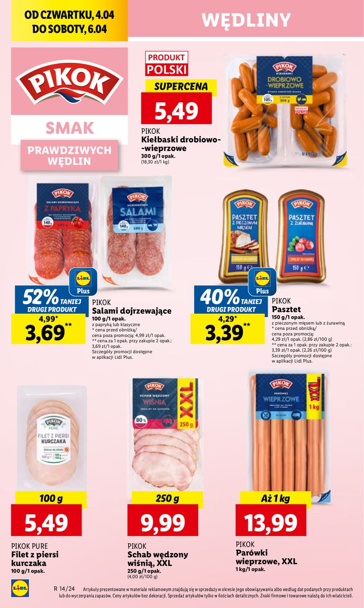 Gazetka OFERTA WAŻNA OD 4.04 DO 6.04