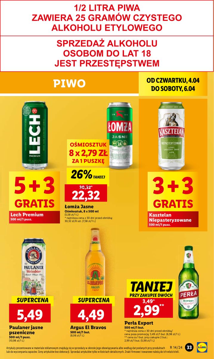 Gazetka OFERTA WAŻNA OD 4.04 DO 6.04