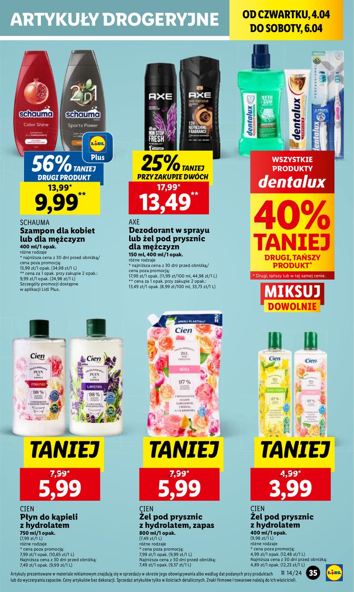 Gazetka OFERTA WAŻNA OD 4.04 DO 6.04