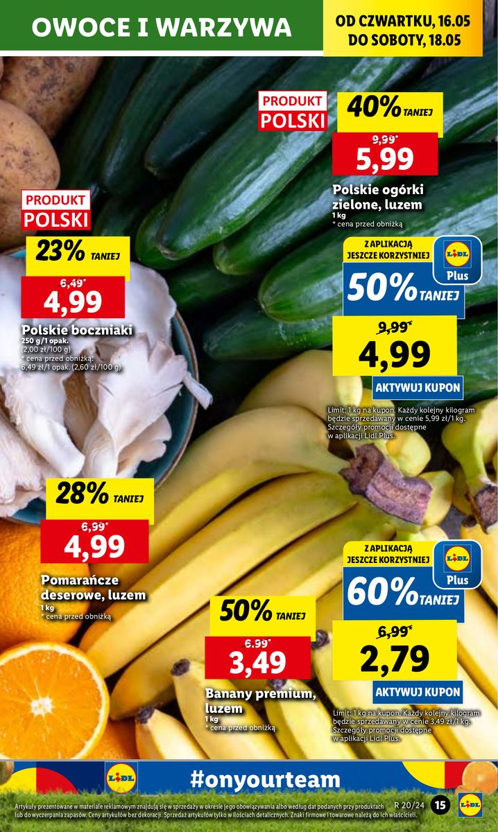 Gazetka OFERTA WAŻNA OD 16.05 DO 18.05