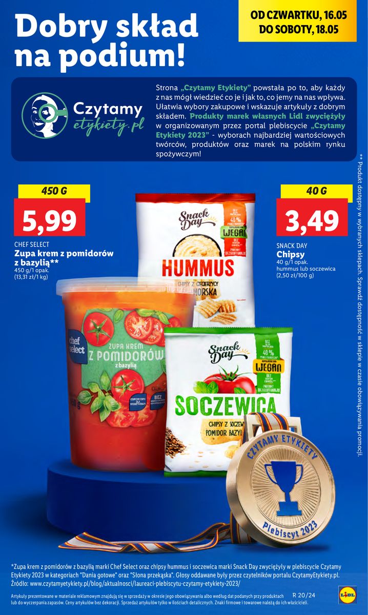 Gazetka OFERTA WAŻNA OD 16.05 DO 18.05