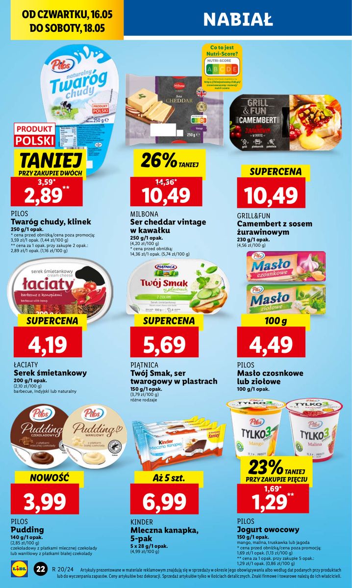 Gazetka OFERTA WAŻNA OD 16.05 DO 18.05