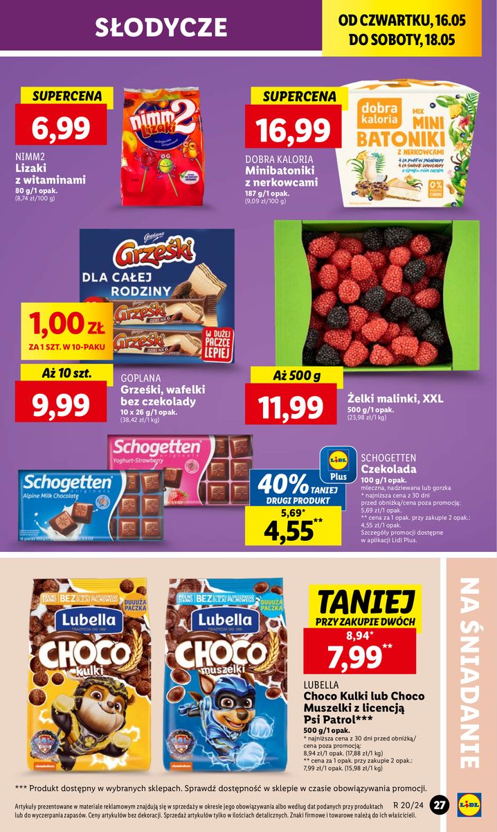 Gazetka OFERTA WAŻNA OD 16.05 DO 18.05