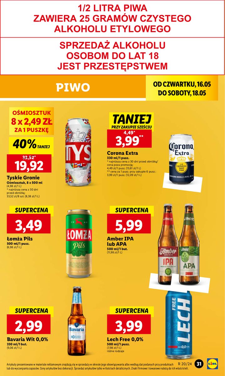 Gazetka OFERTA WAŻNA OD 16.05 DO 18.05