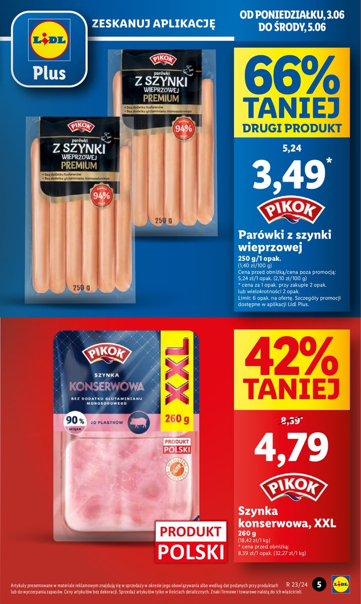 Gazetka OFERTA WAŻNA OD 3.06 DO 5.06