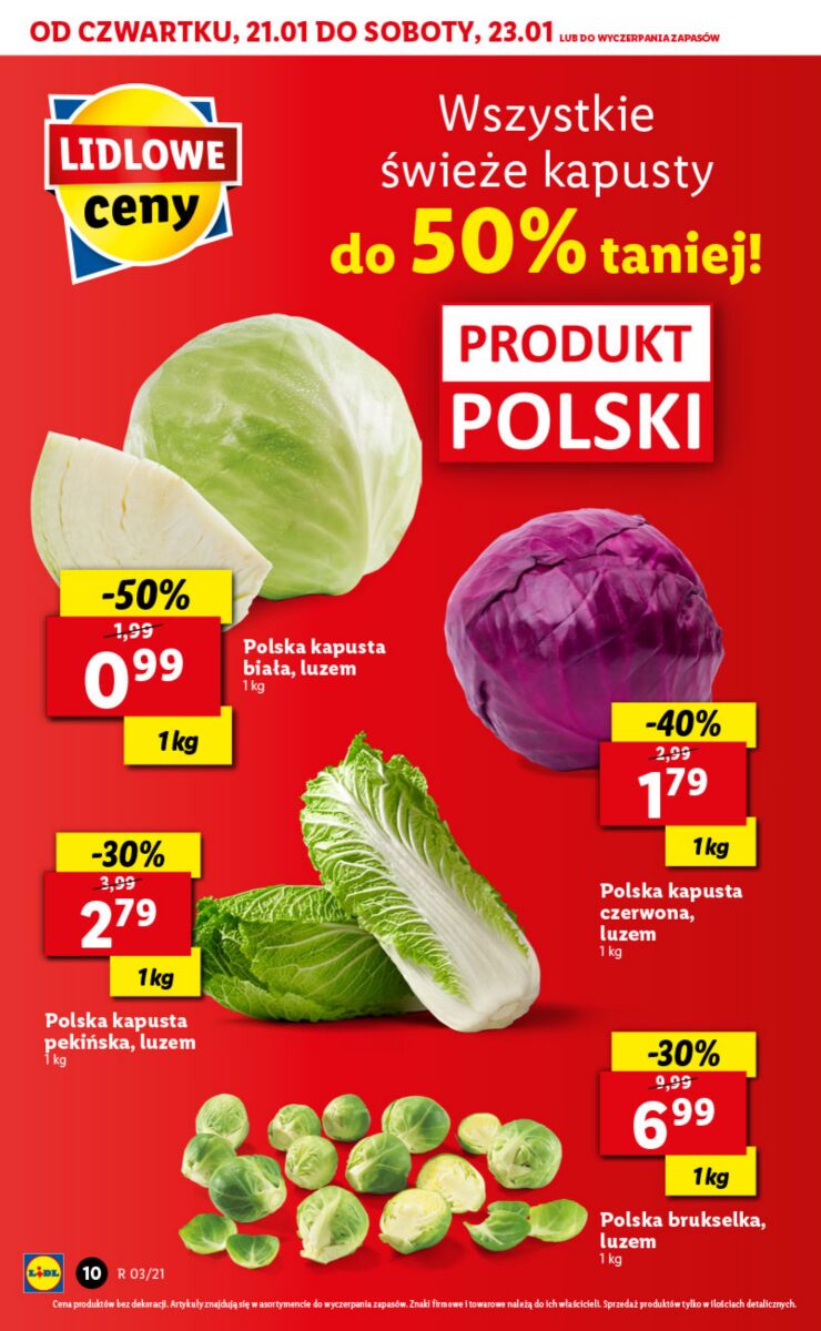 Gazetka OFERTA WAŻNA OD 21.01 DO 23.01