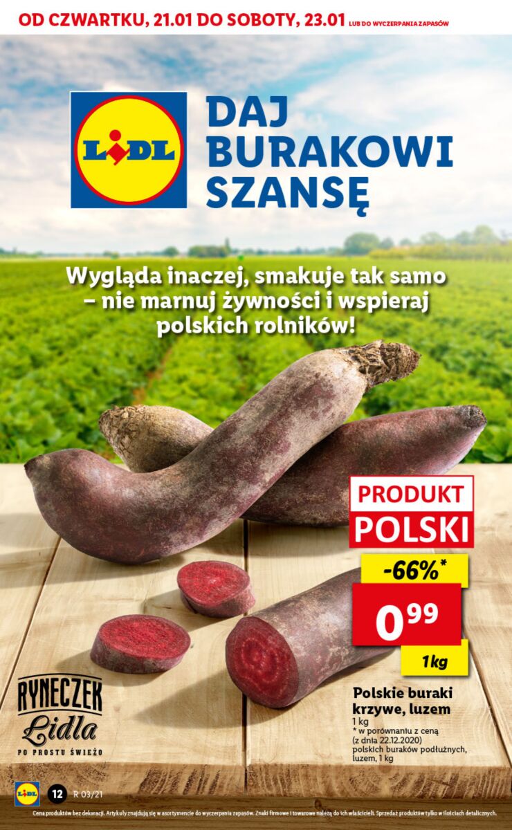 Gazetka OFERTA WAŻNA OD 21.01 DO 23.01