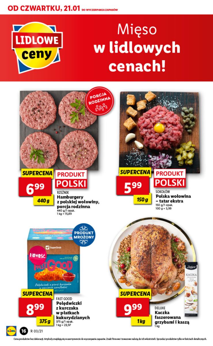 Gazetka OFERTA WAŻNA OD 21.01 DO 23.01