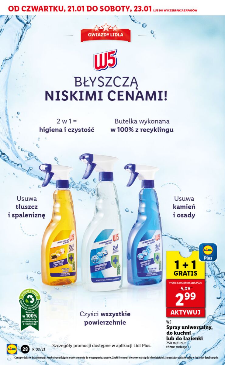 Gazetka OFERTA WAŻNA OD 21.01 DO 23.01