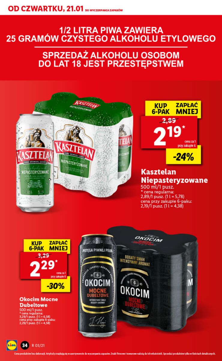 Gazetka OFERTA WAŻNA OD 21.01 DO 23.01