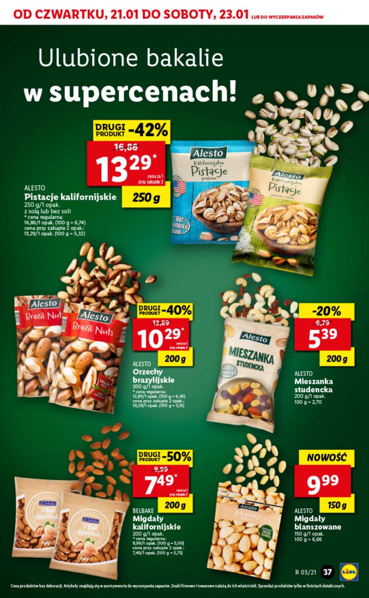 Gazetka OFERTA WAŻNA OD 21.01 DO 23.01