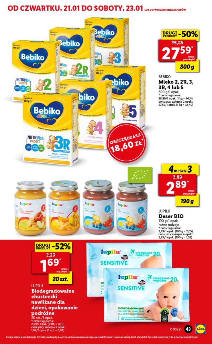 Gazetka OFERTA WAŻNA OD 21.01 DO 23.01