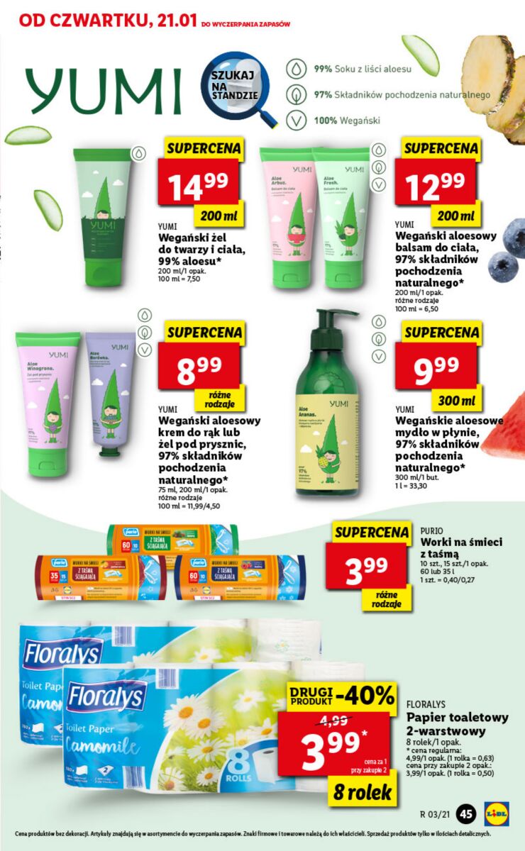 Gazetka OFERTA WAŻNA OD 21.01 DO 23.01