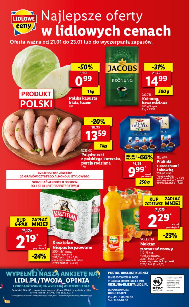 Gazetka OFERTA WAŻNA OD 21.01 DO 23.01