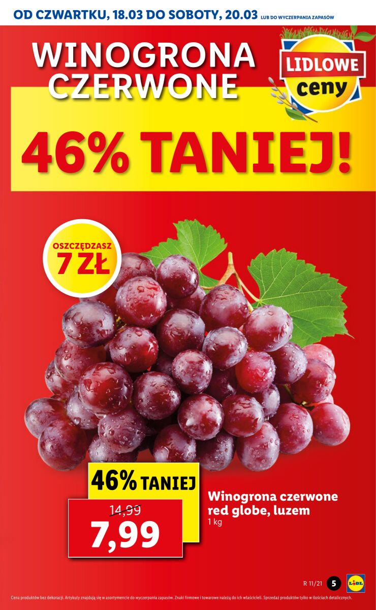 Gazetka OFERTA WAŻNA OD 18.03 DO 20.03