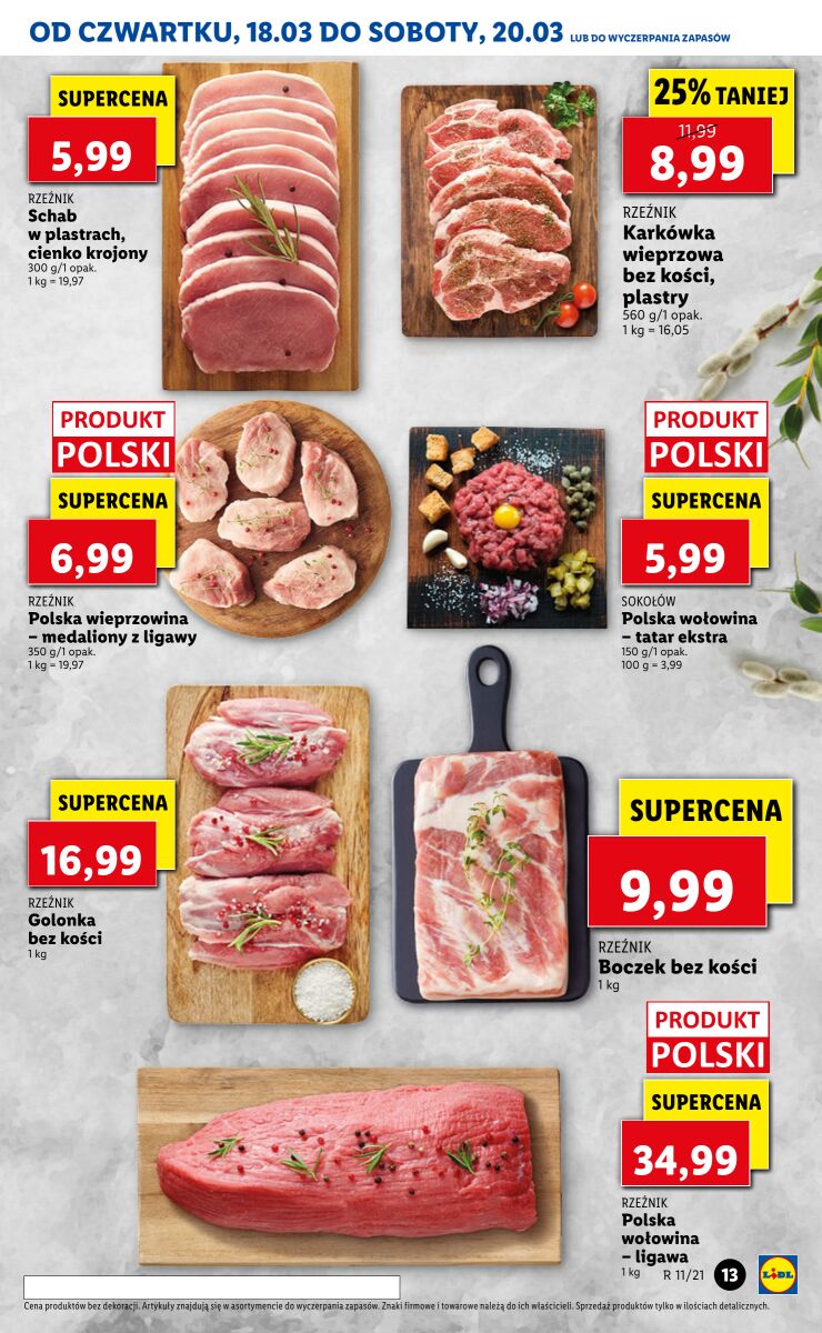 Gazetka OFERTA WAŻNA OD 18.03 DO 20.03