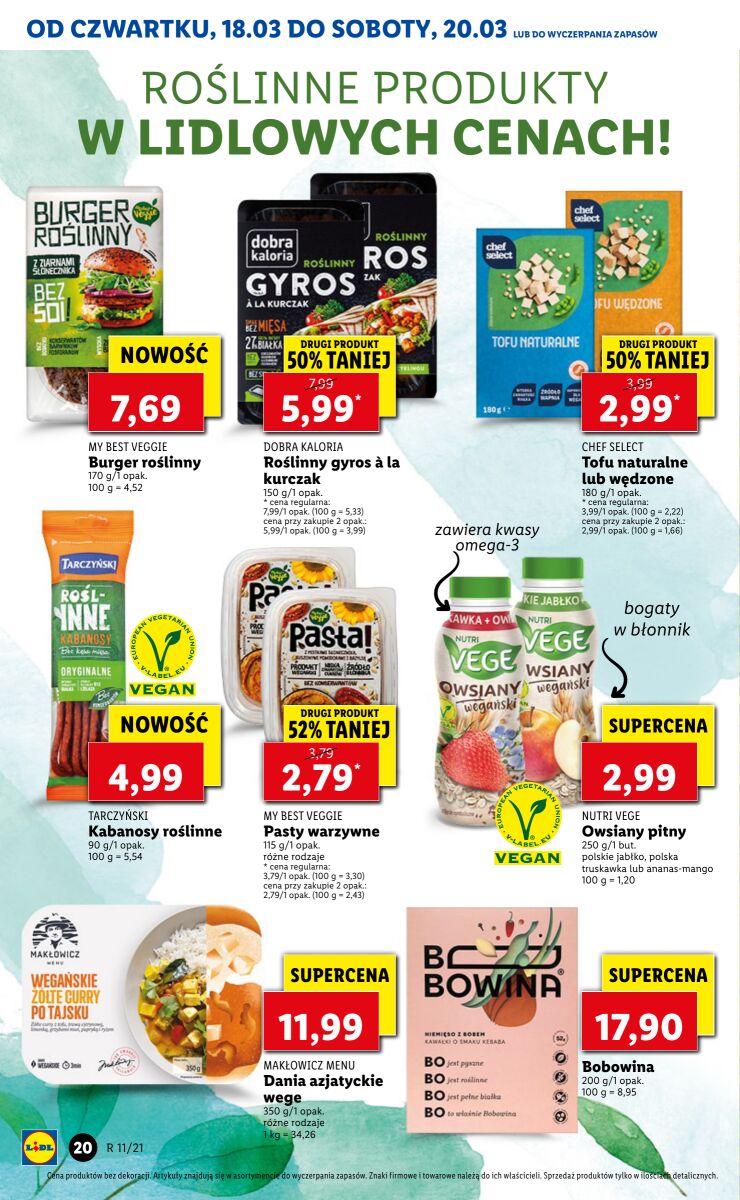 Gazetka OFERTA WAŻNA OD 18.03 DO 20.03