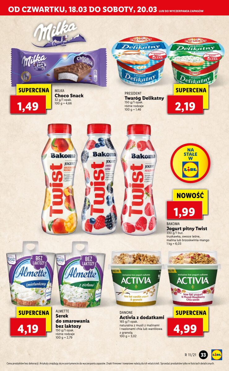 Gazetka OFERTA WAŻNA OD 18.03 DO 20.03