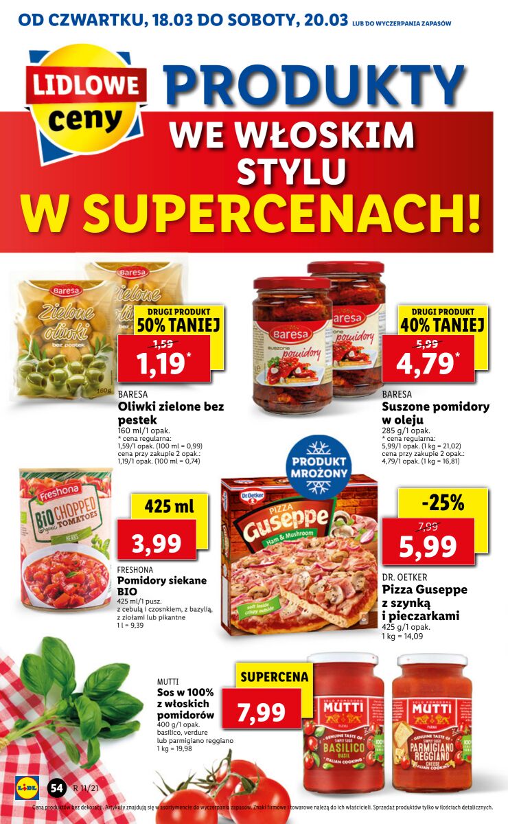 Gazetka OFERTA WAŻNA OD 18.03 DO 20.03