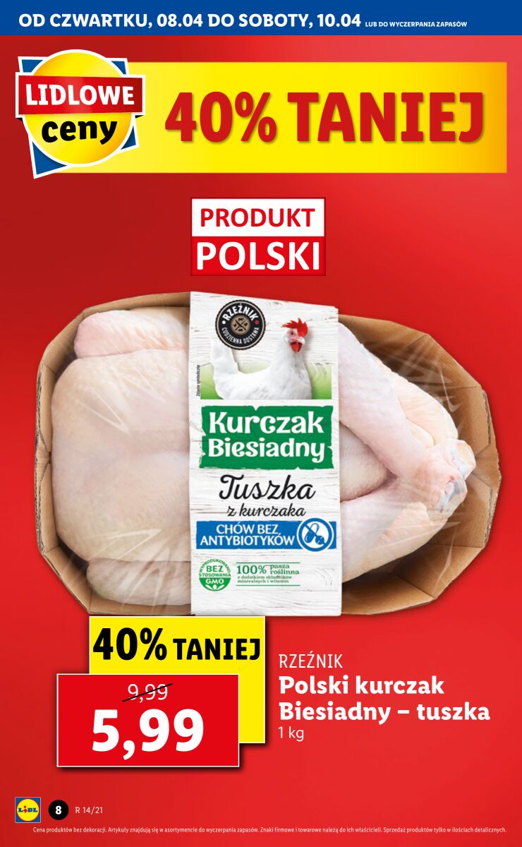 Gazetka OFERTA WAŻNA OD 08.04 DO 10.04