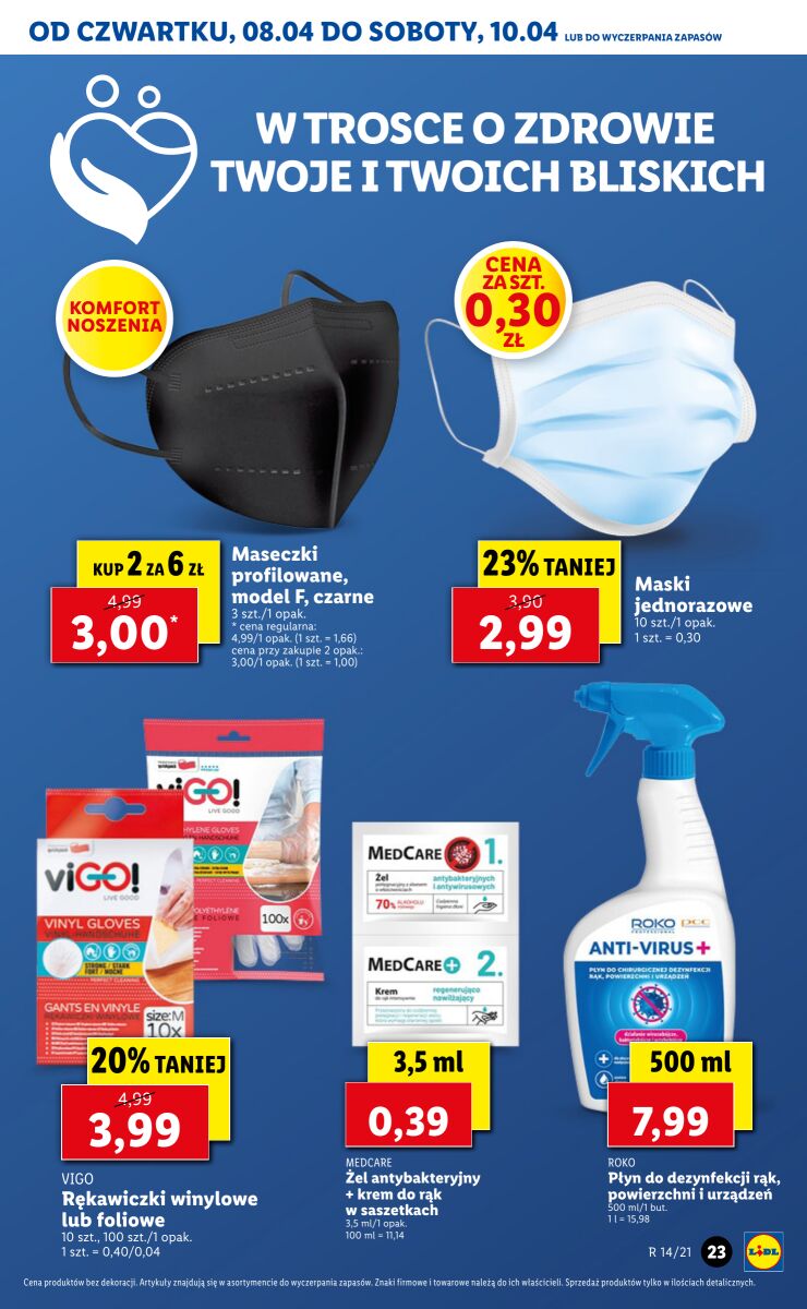 Gazetka OFERTA WAŻNA OD 08.04 DO 10.04