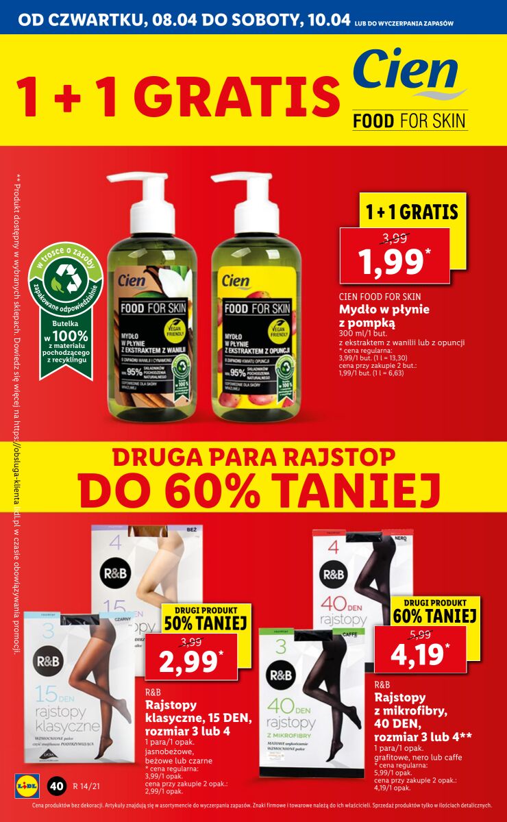 Gazetka OFERTA WAŻNA OD 08.04 DO 10.04