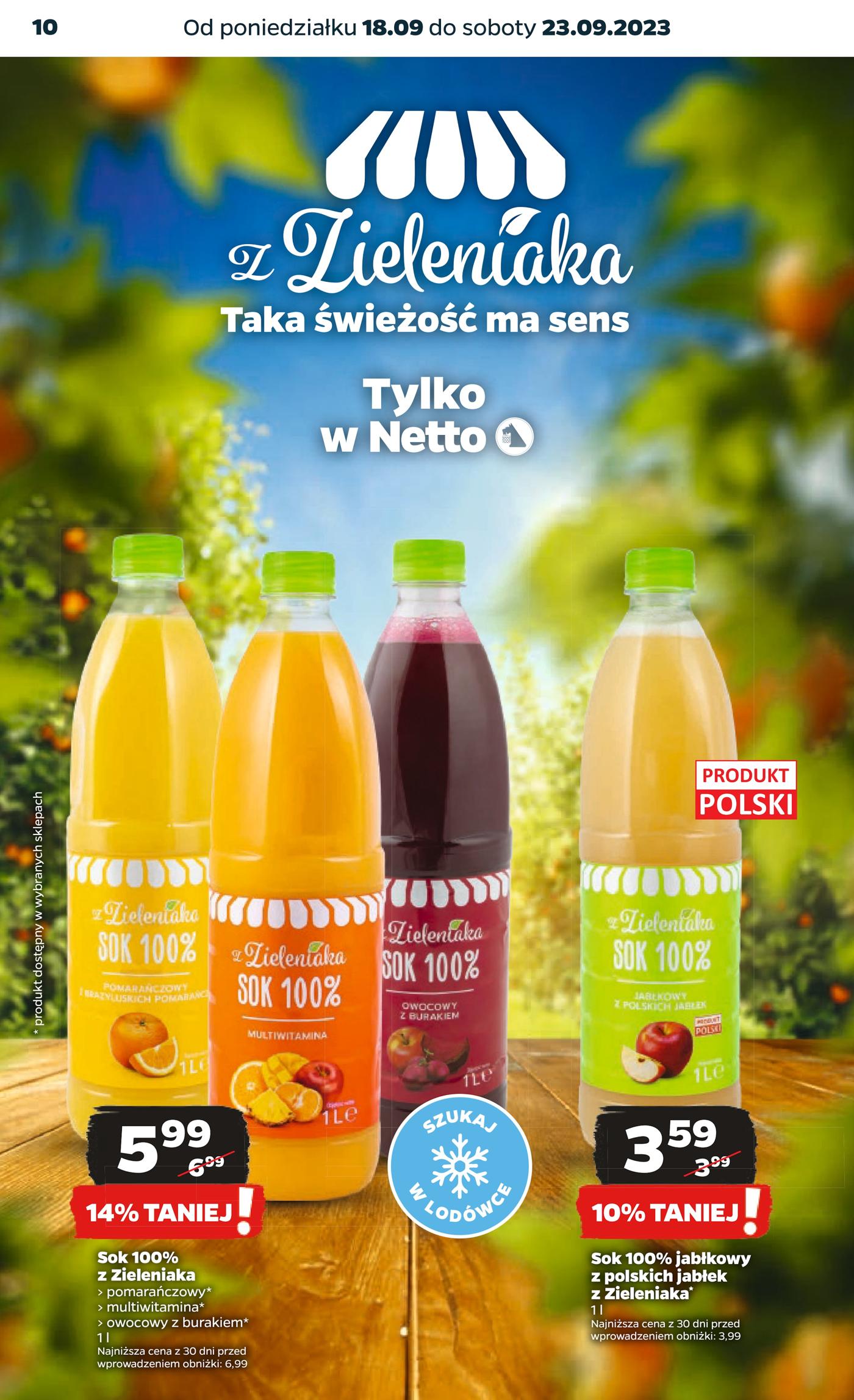 Gazetka Netto Gazetka Spożywcza 38/23A