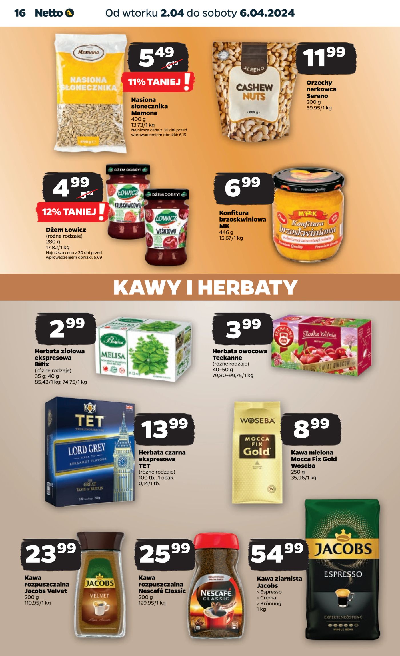 Gazetka Netto Gazetka Spożywcza 14/24A